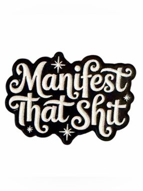 Pin 1.25” “Manifest That Sh!t” Enamel Brooch
